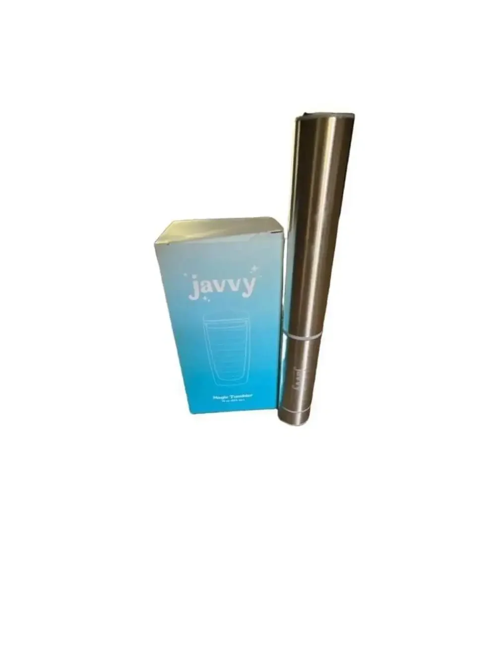 Javy Magic Tumbler 16oz and Handheld Milk Frother Set